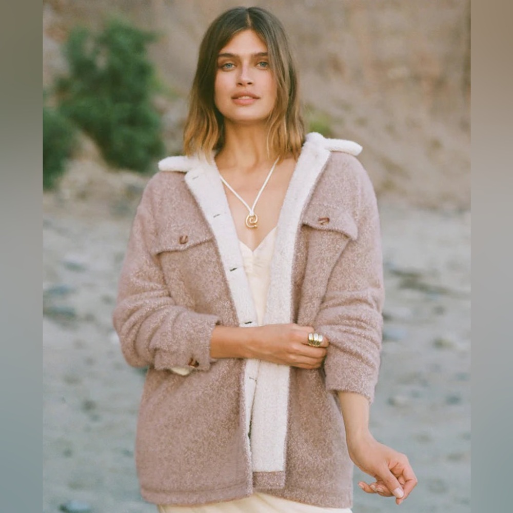 NWT Z Supply Jordan Jacket Heather Latte Small